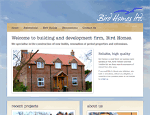 Tablet Screenshot of bird-homes.co.uk